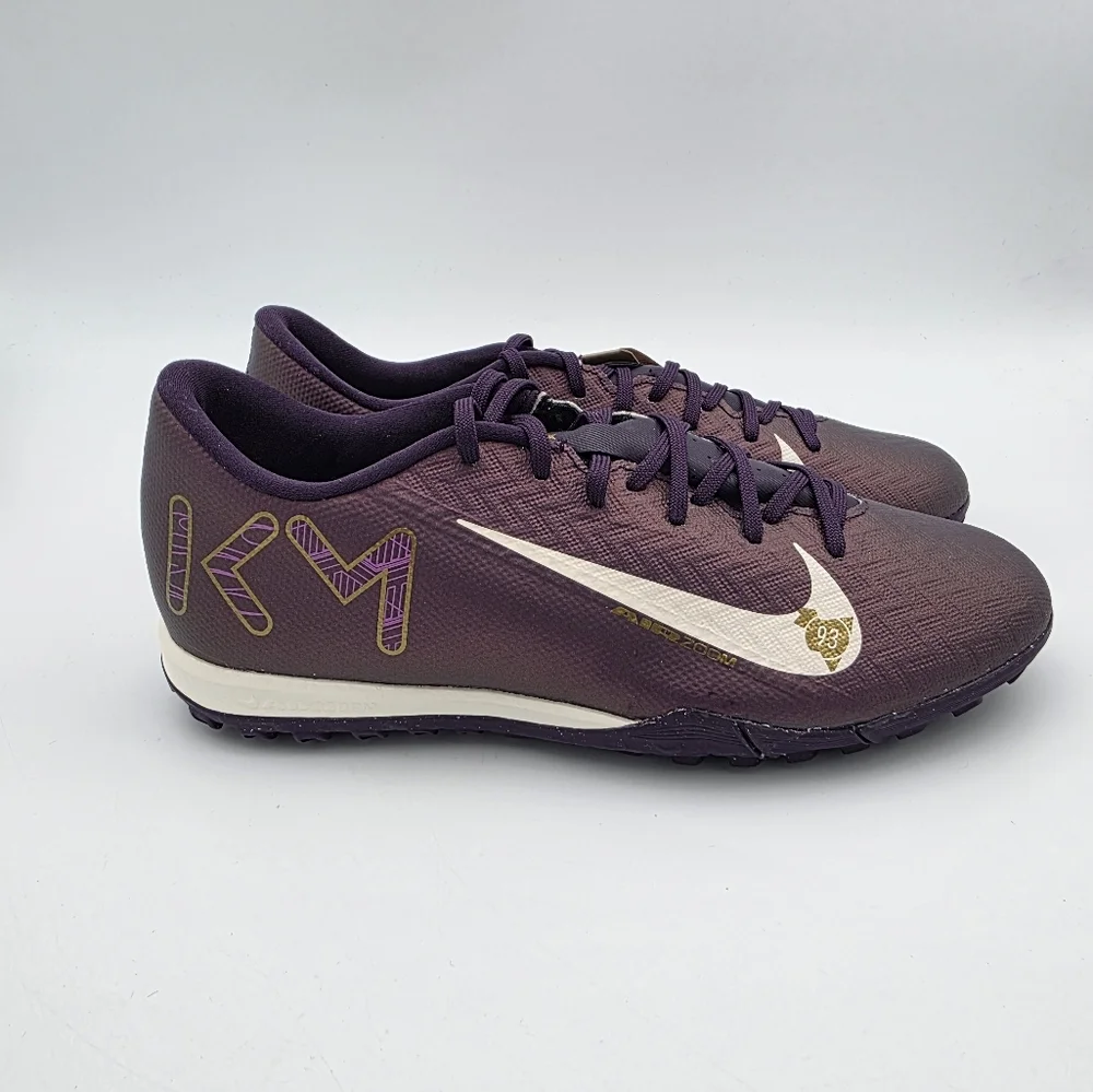 Nike Kylian Mbappé Zoom Mercurial Vapor 16 Academy TF Purple Soccer Shoes Sz 6.5